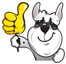 Bright Bright Dog-KaKa sticker #15869618