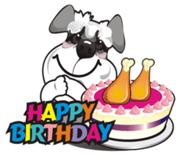 Bright Bright Dog-KaKa sticker #15869649