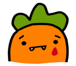 Mr. Stupid Carrot sticker #15869673