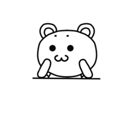 fuwafuwa maro-kuma sticker #15869816