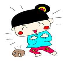Pretty girl Chakiko sticker #15869837