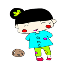 Pretty girl Chakiko sticker #15869841