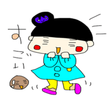 Pretty girl Chakiko sticker #15869845