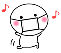 The person who wore a mask sticker #15870146