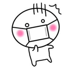 The person who wore a mask sticker #15870161