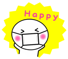 The person who wore a mask sticker #15870165