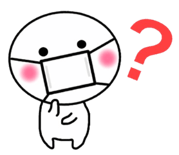 The person who wore a mask sticker #15870171