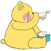 Chubby Chubby Bear!! sticker #15870270