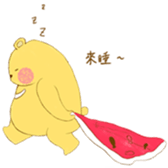 Chubby Chubby Bear!! sticker #15870273