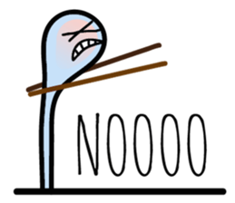 Two lazy worms sticker #15870278