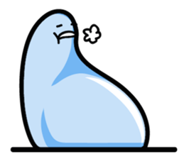 Two lazy worms sticker #15870282