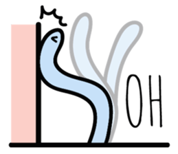 Two lazy worms sticker #15870283