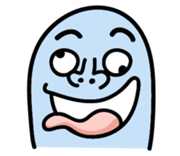 Two lazy worms sticker #15870290