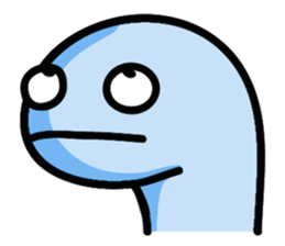 Two lazy worms sticker #15870292