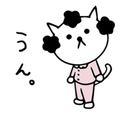 dailyJapanese mama cat sticker #15870509