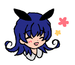 black rabbit stickers 2 sticker #15870678