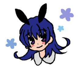 black rabbit stickers 2 sticker #15870680