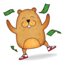 Gopher The Gold sticker #15870884