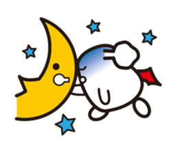 White bat Pad sticker #15870905