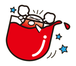 White bat Pad sticker #15870923