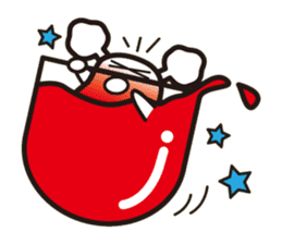 White bat Pad sticker #15870923