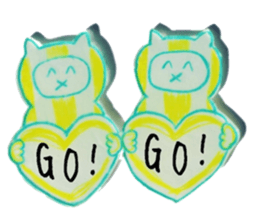 lemon & mint cats sticker #15871062