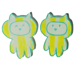 lemon & mint cats sticker #15871067