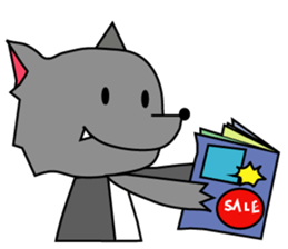 Wolf and Sheep sticker #15871386