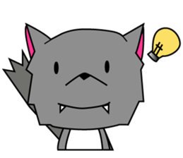 Wolf and Sheep sticker #15871389