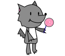 Wolf and Sheep sticker #15871390