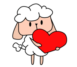 Wolf and Sheep sticker #15871391