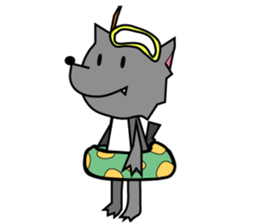 Wolf and Sheep sticker #15871397