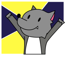 Wolf and Sheep sticker #15871399