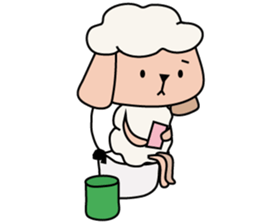 Wolf and Sheep sticker #15871407