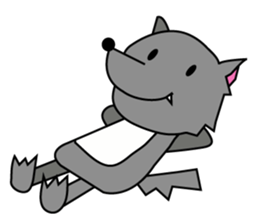 Wolf and Sheep sticker #15871416