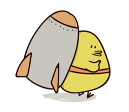 Mr.Chicken curry sticker #15871614