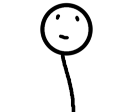 Stick figures not motivated sticker #15872365