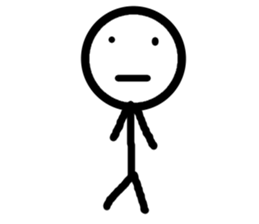 Stick figures not motivated sticker #15872368