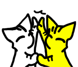 Toraneko and its daily life sticker #15872382