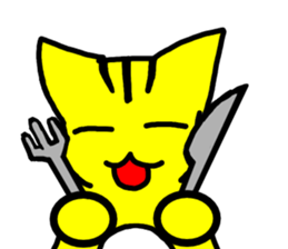 Toraneko and its daily life sticker #15872400