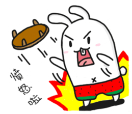 Watermelon Rabbit sticker #15872516