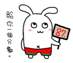 Watermelon Rabbit sticker #15872521