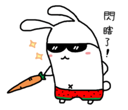 Watermelon Rabbit sticker #15872522