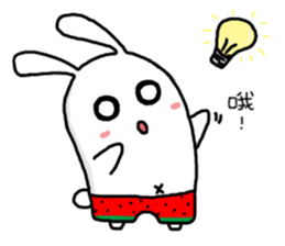 Watermelon Rabbit sticker #15872540