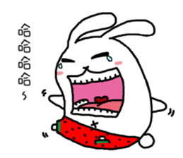 Watermelon Rabbit sticker #15872551