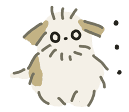 Fluffy Shih-tzu sticker #15872591