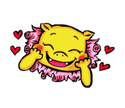 Okinawa Shi-Sa sticker Kari and Yushi sticker #15872726