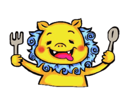 Okinawa Shi-Sa sticker Kari and Yushi sticker #15872730