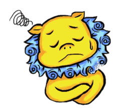 Okinawa Shi-Sa sticker Kari and Yushi sticker #15872731