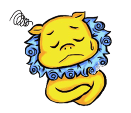 Okinawa Shi-Sa sticker Kari and Yushi sticker #15872731